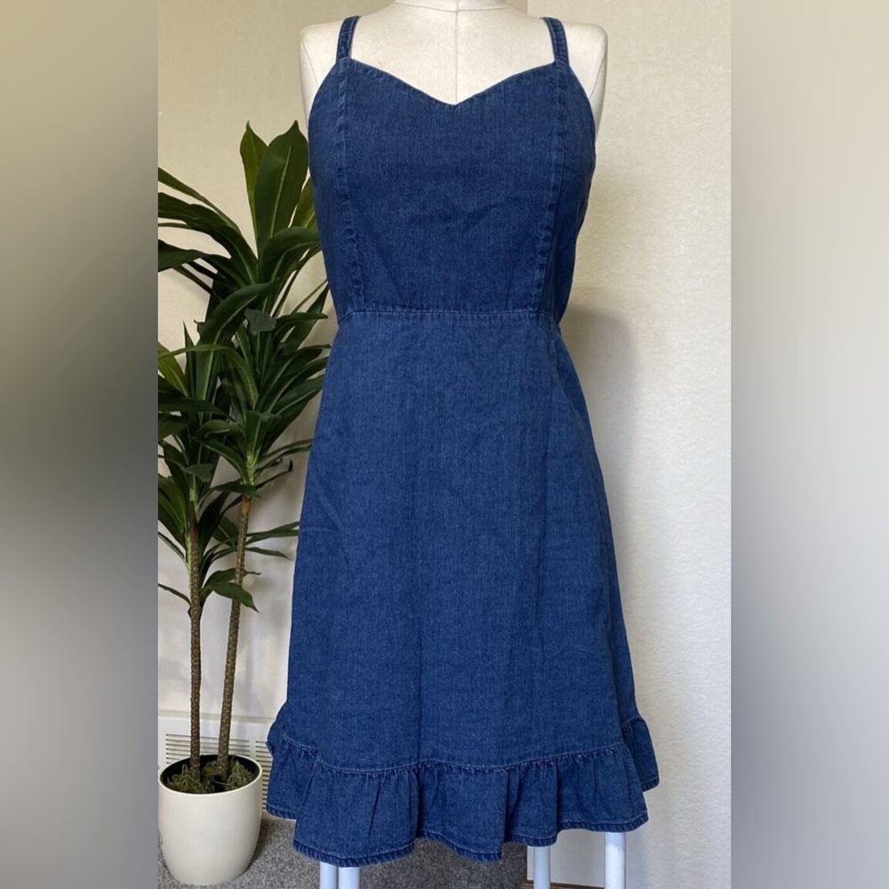 Large Blue Denim Dress